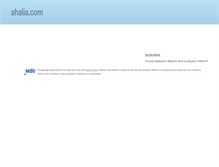 Tablet Screenshot of ahalia.com